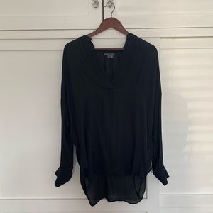 Vince Popover Silk Blouse